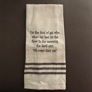 Decorative dish towel